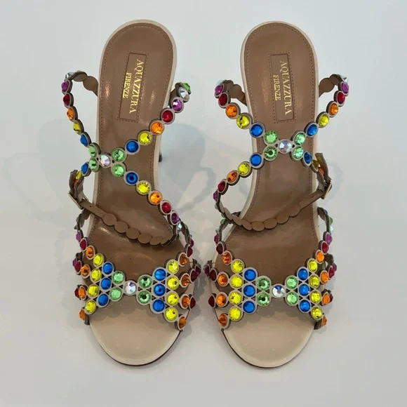 Ankle Strap Aquazzura Tequila Rainbow AQUAZZURA RAINBOW TEQUILA